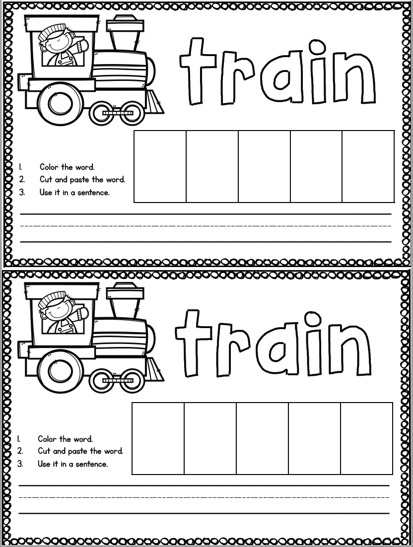 Kindergarten Train Day