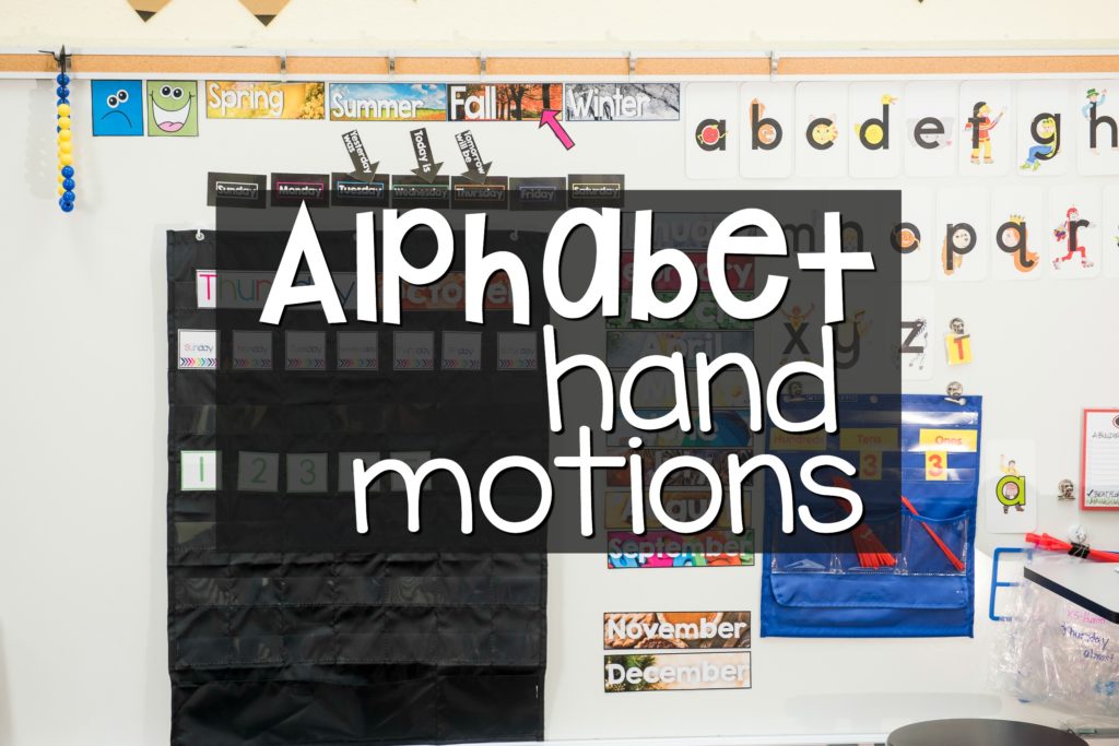 Alphabet Hand Motions